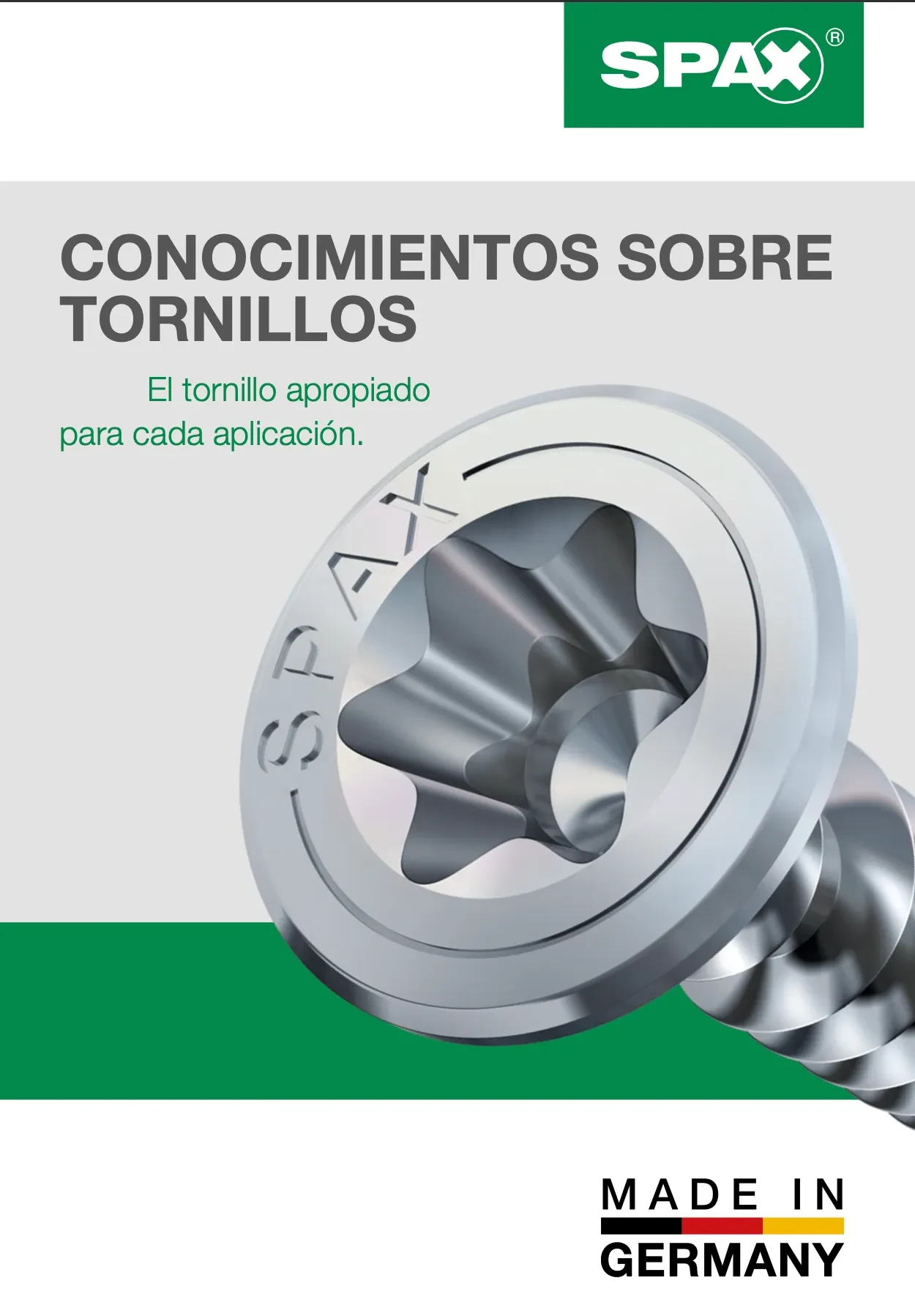 Conocimientos sobre tornillos
