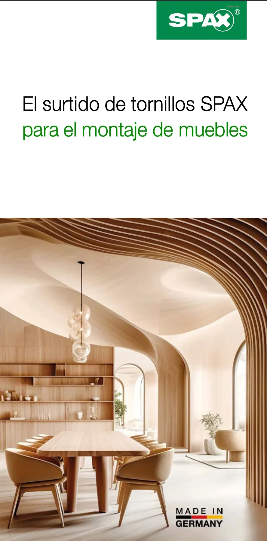 SPAX Montaje de muebles