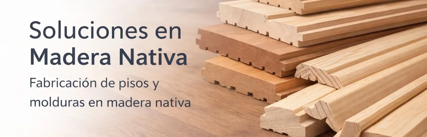 ¿Quieres Fabricar Piso solido en Madera Nativa? , Contáctanos CLIC Aquí