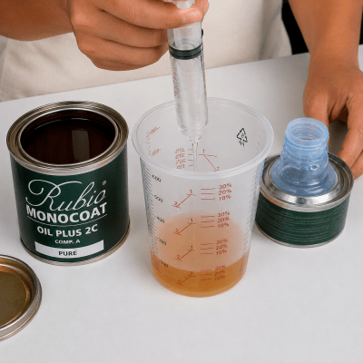 VASO MEDIDOR PREPARACION DE ACEITES