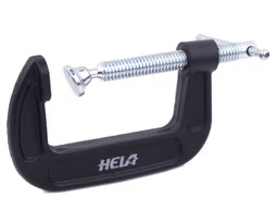 Prensa Tipo C Hela 3 pulgadas negro/plata