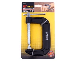 Prensa Tipo C Hela 3 pulgadas negro/plata