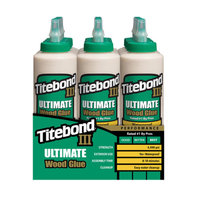 Titebond III Cola Fría Profesional para Madera 473ml