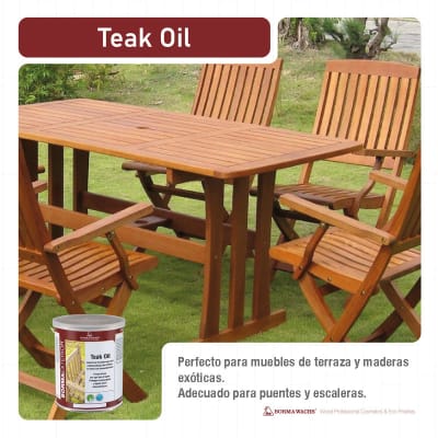 Otra vista de TEAK OIL 1 LT TRANSPARENTE INCOLORO