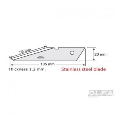 REPUESTO CUCHILLO TALLAR CK-2 2UNIDADES BLISTER