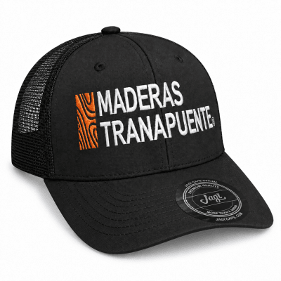 Gorro Trucker Maderas Tranapuente Negro