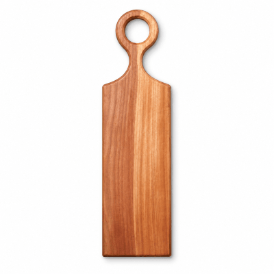 Otra vista de Tabla de Madera con Argolla · Retazos con Vida