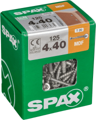 Miniatura de TORNILLO SPAX (MDF/HDF) UNIVERSAL ø 4 mm, L.40 mm