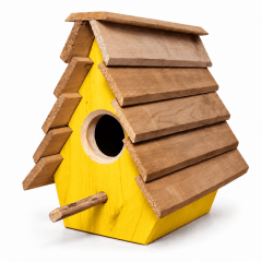 Miniatura de Casita para Pájaros · Retazos con Vida