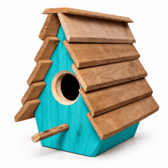 Miniatura de Casita para Pájaros · Retazos con Vida