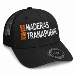 Miniatura de Gorro Trucker Maderas Tranapuente Negro
