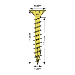 Miniatura de TORNILLO UNIVERSAL SPAX ø 4 x L. 16 mm