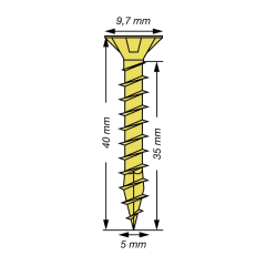 Miniatura de TORNILLO UNIVERSAL SPAX ø 5 x L. 40 mm