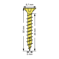 Miniatura de TORNILLO UNIVERSAL SPAX ø 5 x L. 50 mm