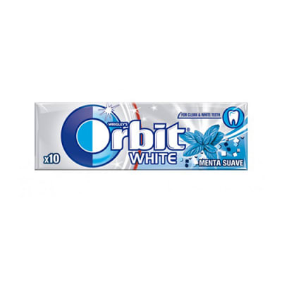 Chicle Orbit menta white 14 g 