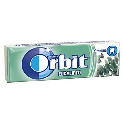 Chicle Orbit eucalipto 14 g