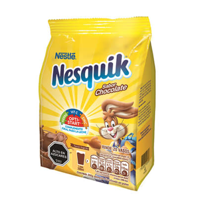 Alimento fortificado  Nesquick chocolate 200 g
