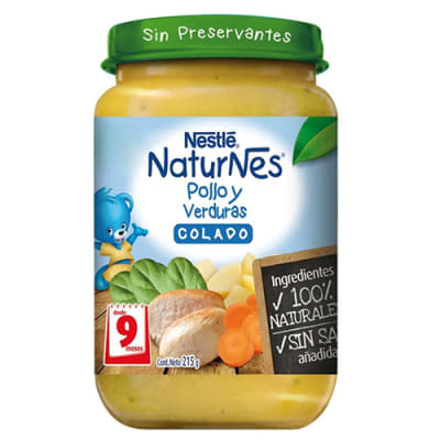 Colado  Nestle pollo verduras 215 g