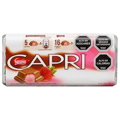 Chocolate Capri frutilla 100 g