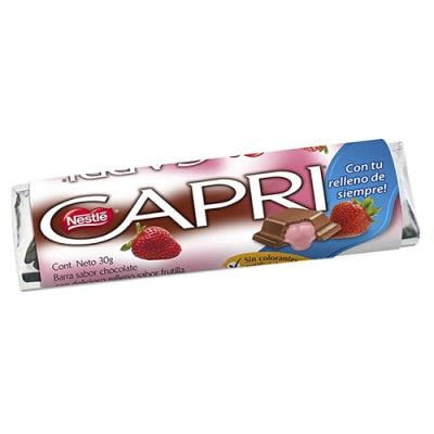 Chocolate Capri frutilla 30 g