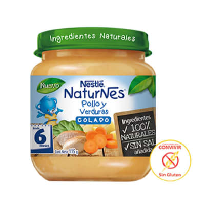 Colado  Nestle pollo verduras 115 g