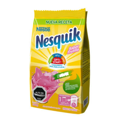 Alimento fortificado  Nesquick frutilla 380 g 