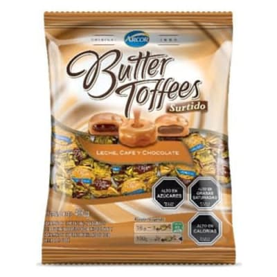 Caramelo Arcor butter toffees surtido 1 un.