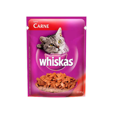 Alimento para gato Whiskas carne adulto  85 g