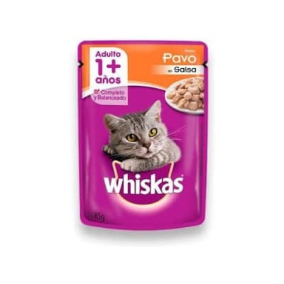 Alimento para gato Whiskas pavo 85 g