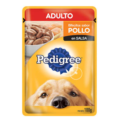 Alimento para perro Pedigree pollo adulto 100 g