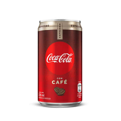 Bebida Coca Cola cafe lata 235 cc