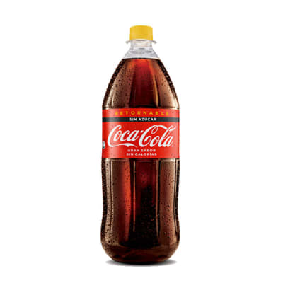 Bebida Coca Cola zero ret. 2.5 L