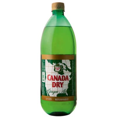 Bebida  Canada Dry ginger ale ret. 2.5 L