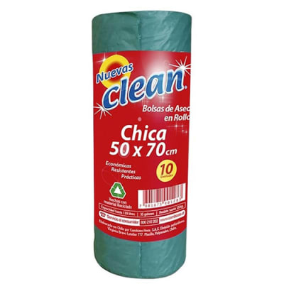 Bolsa de basura Clean 50 x 70 cm 10 un.