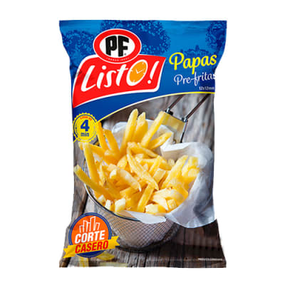 Congelado Pf papas prefritas 1 kg