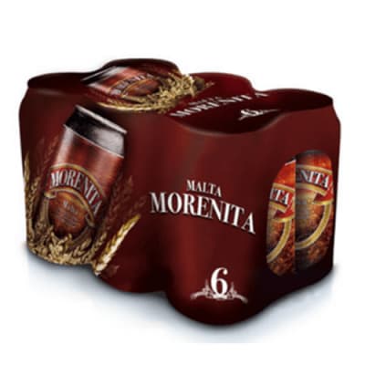 Cerveza Morenita malta 470 mL pack 6 un. 