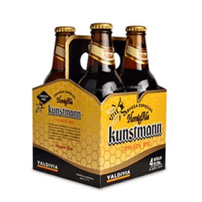 Cerveza Kunstmann miel 330 mL pack 4 un. 