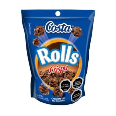 Chocolate Rolls crispy 130 g