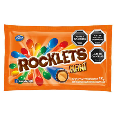 Chocolate Rocklets mani 35 g