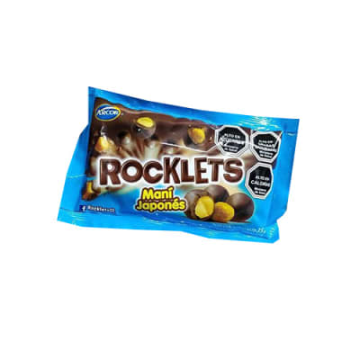 Chocolate Rocklets mani japones  g