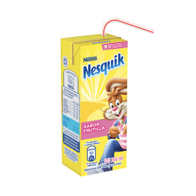 Alimento fortificado  Nesquick frutilla 200 mL