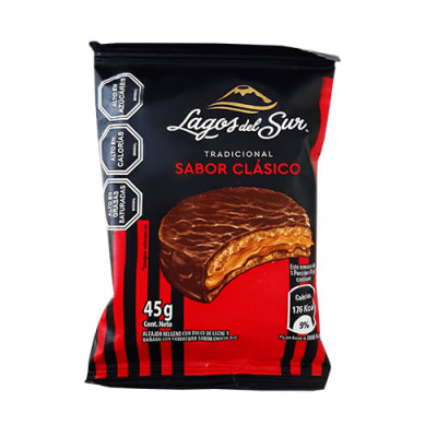 Alfajor Lagos del Sur clasico 45 g