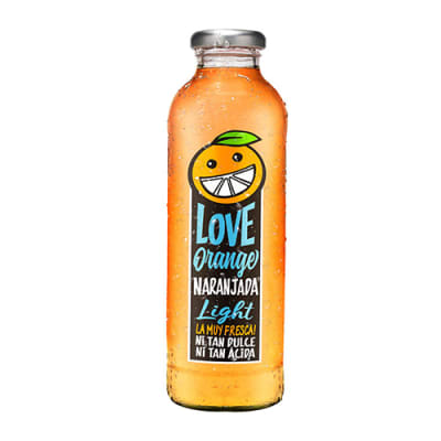 Bebida Love naranja light  475 mL