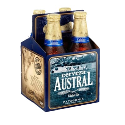Cerveza Austral calafate 330 mL pack 4 un.  