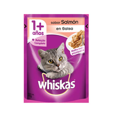 Alimento para gato Whiskas salmon 1+ 85 g