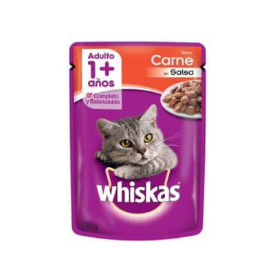 Alimento para gato Whiskas carne 1+ 85 g