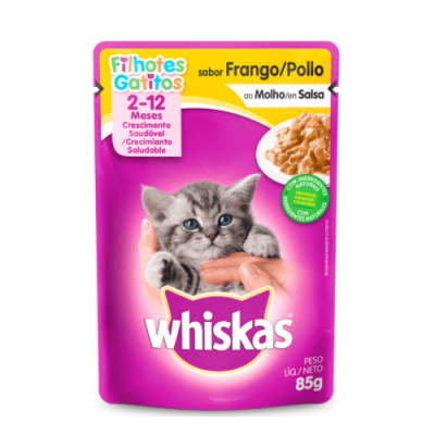 Alimento para gato Whiskas frango pollo 85 g