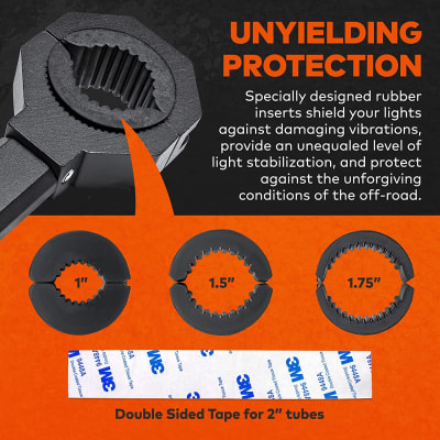 KIT SOPORTES ALUMINIO PARA FOCOS 1