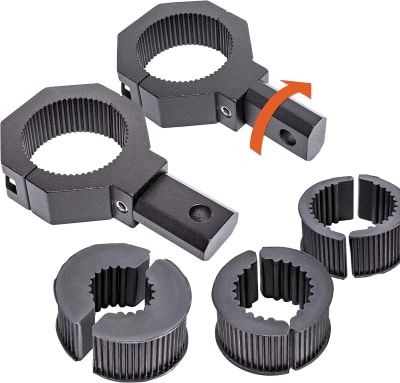 KIT SOPORTES ALUMINIO PARA FOCOS 1