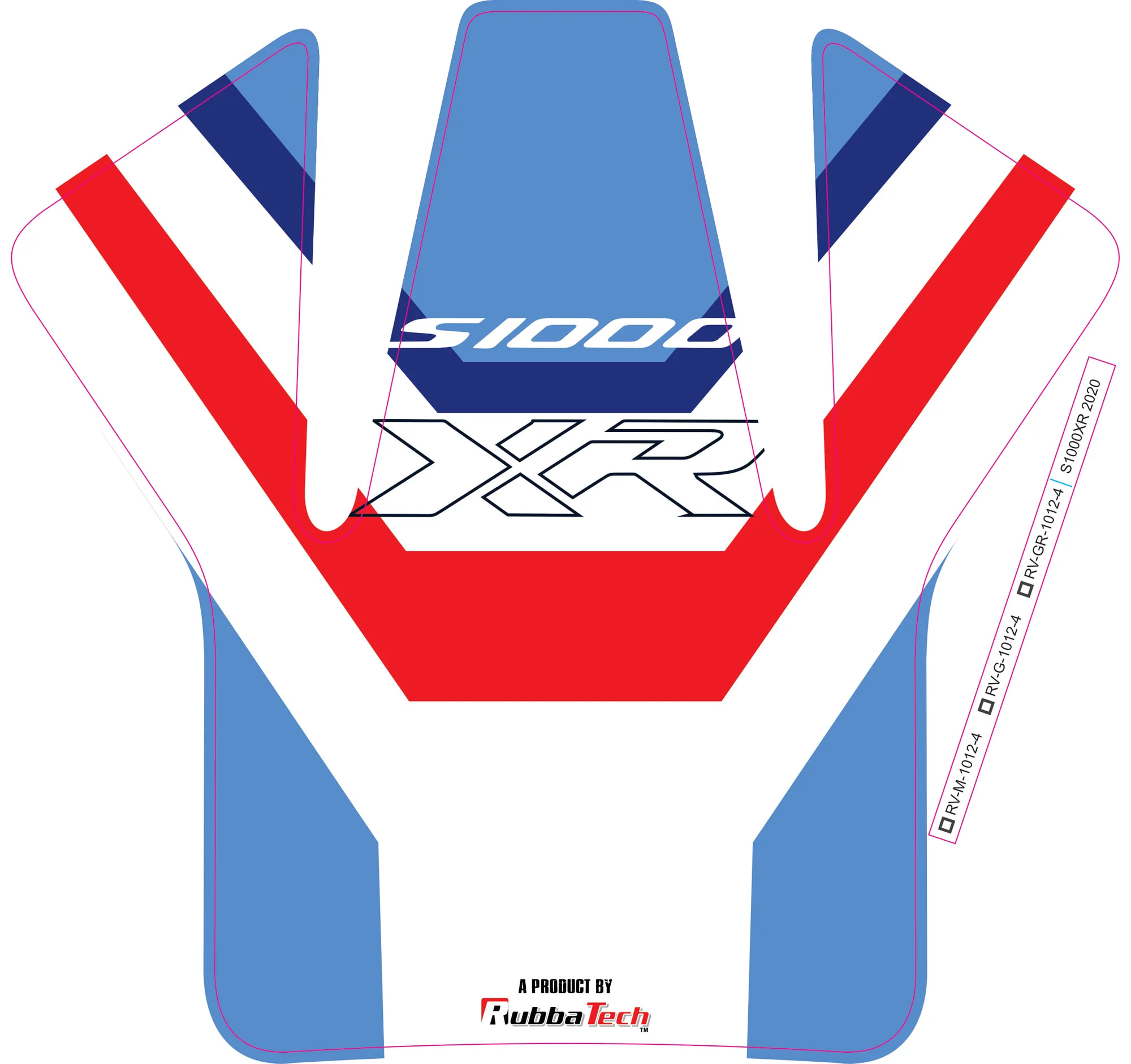 Cubre Estanque BMW S1000XR TRI 02 GRIPPATECH2